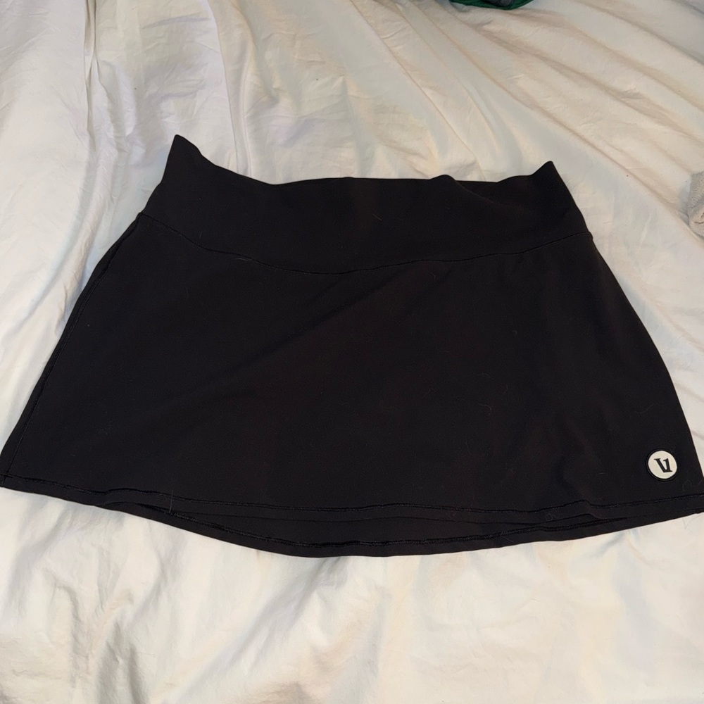 Vuori Black Mini Skirt
